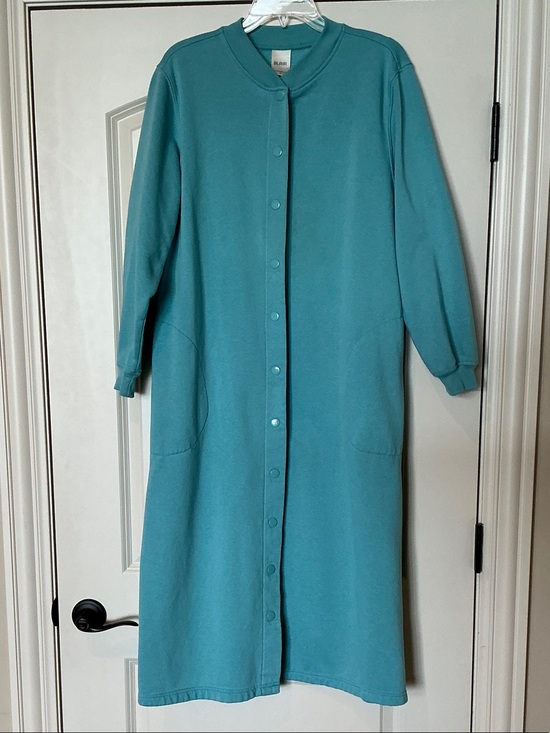 Blair Dresses & Skirts - Blair Teal Snap-Front Maxi ROBE * S